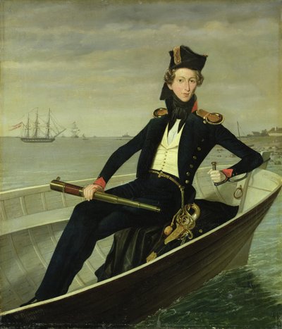 Portrait of a Young Danish Naval Officer, 1841 by Bernhard Axel Bendixen